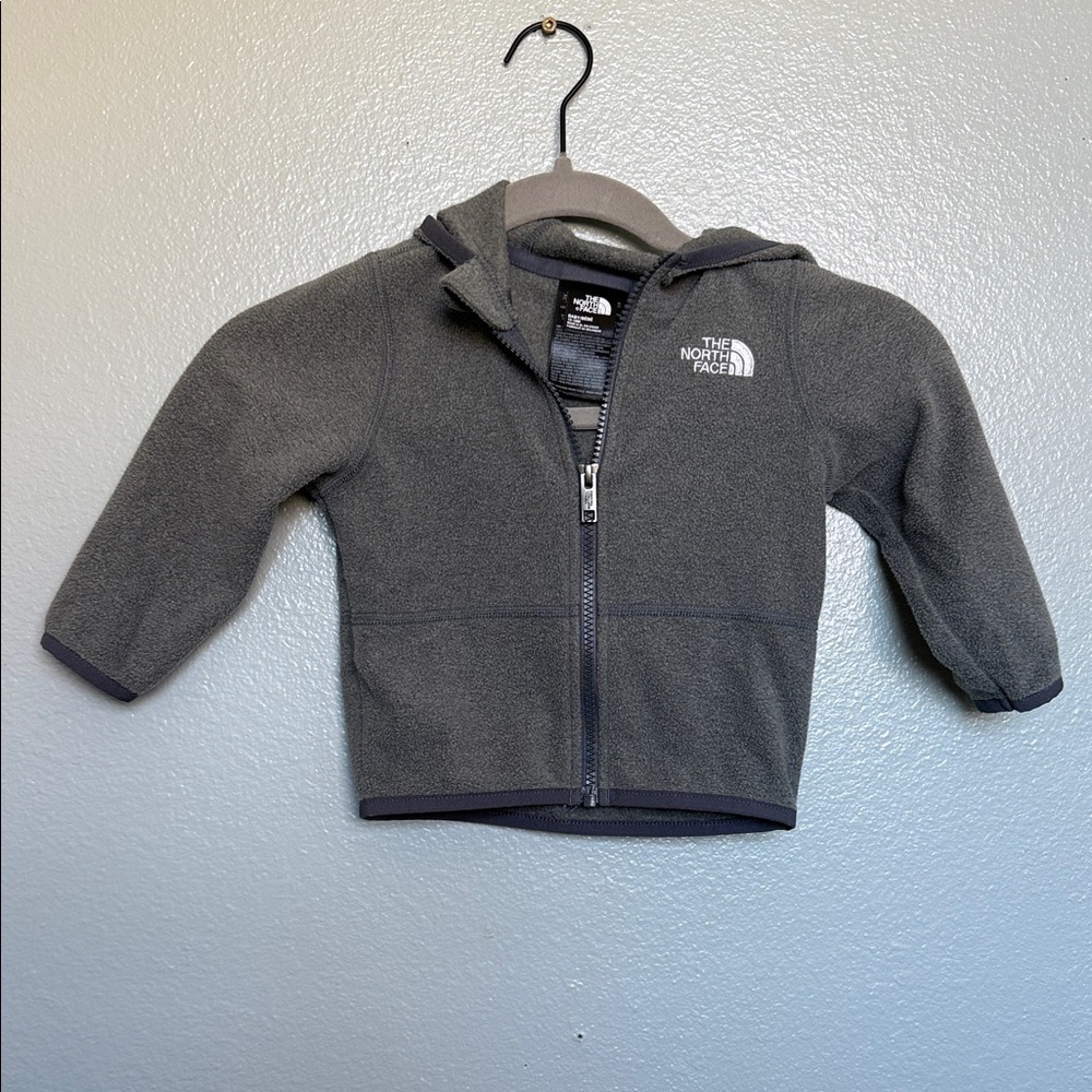 The North Face Kids Charcoal Full-Zip Hoodie